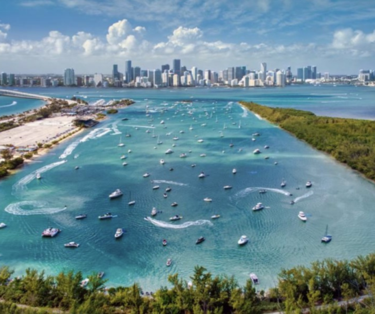 Biscayne Park FL near Biscayne Bay coastal zone.